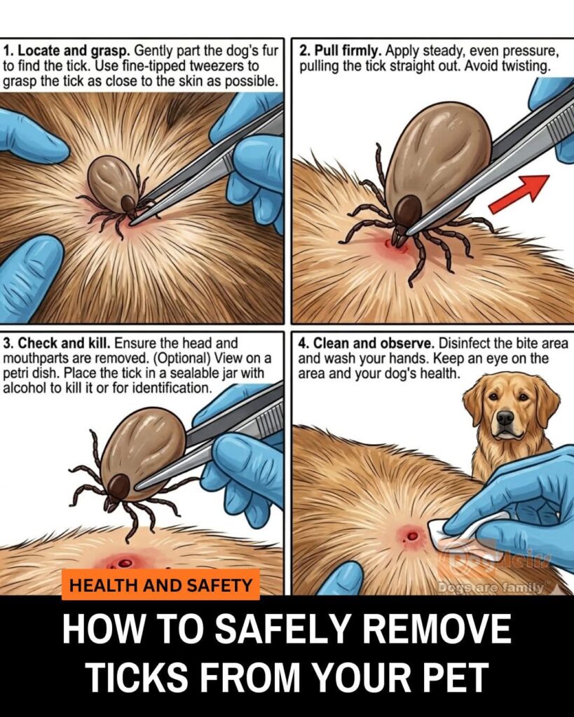 How to safely remove ticks from your dog or puppy