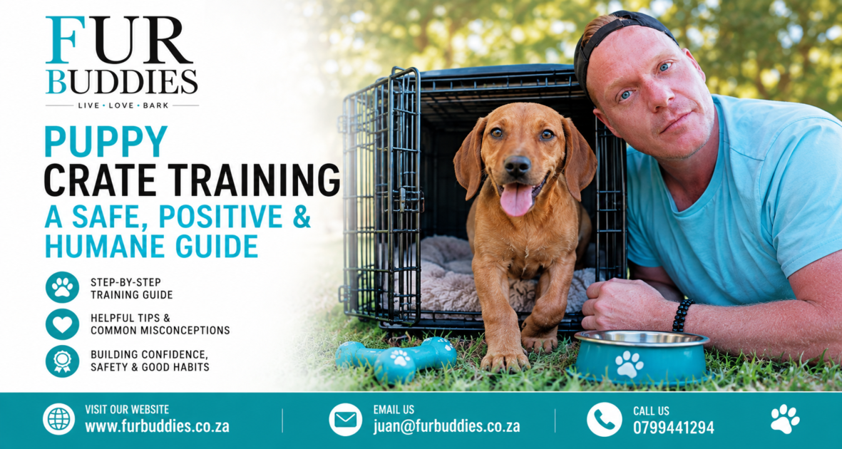 Puppy crate training using positive reinforcement | FurBuddies